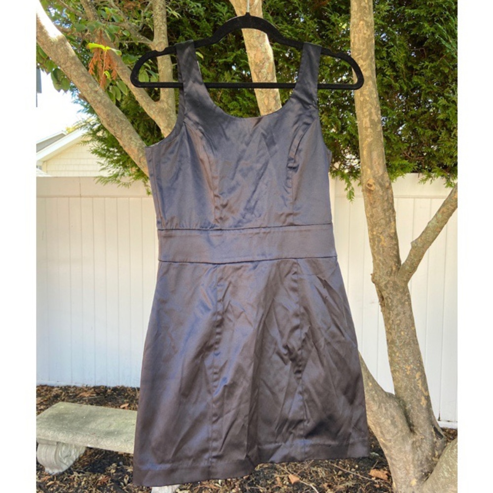 H&M Black Minidress with Bow Back Detailing